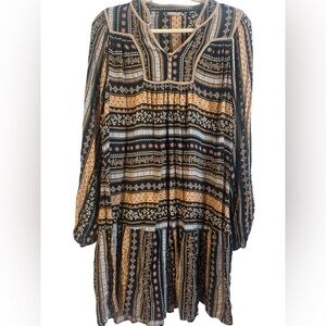 Ces Femme Boho paisley dress women’s xl